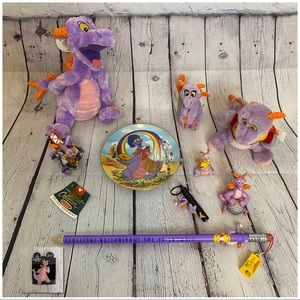 Lot vintage DISNEY Figment stuffed animals figures